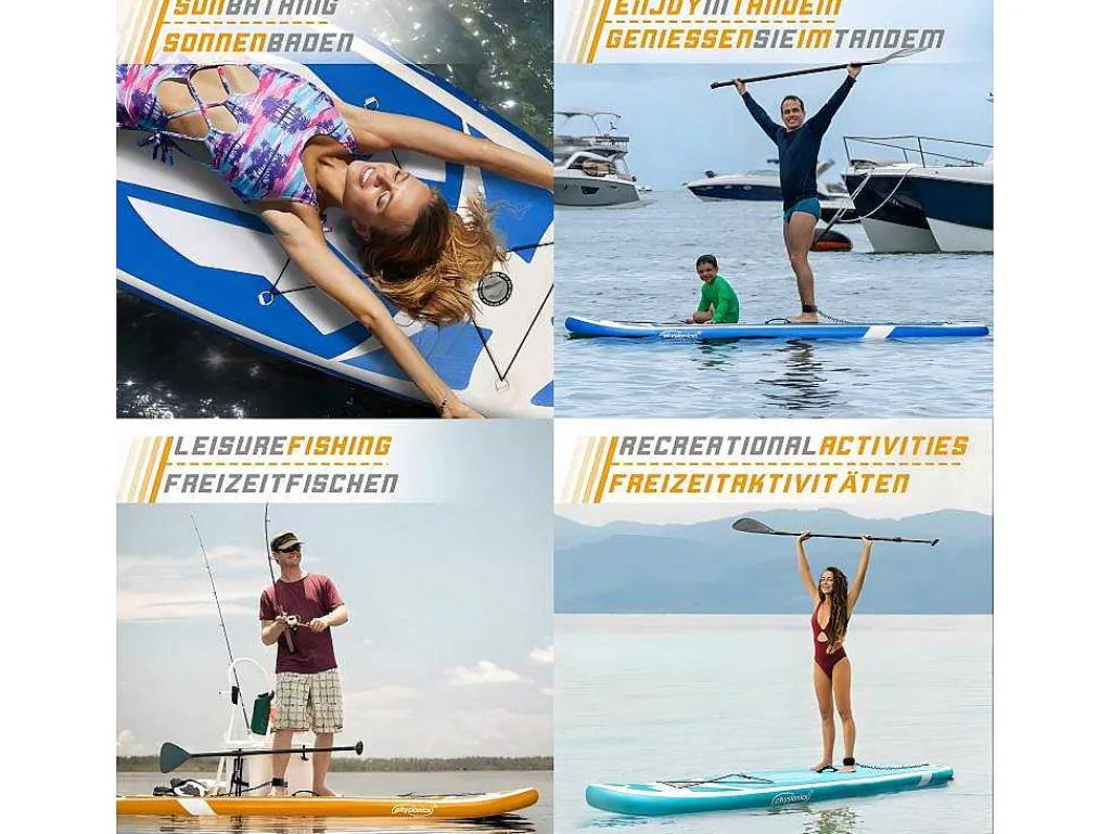 Sup Board Kraken 366 Cm - Oranje - Incl. Accessoires-Vente-unique Discount