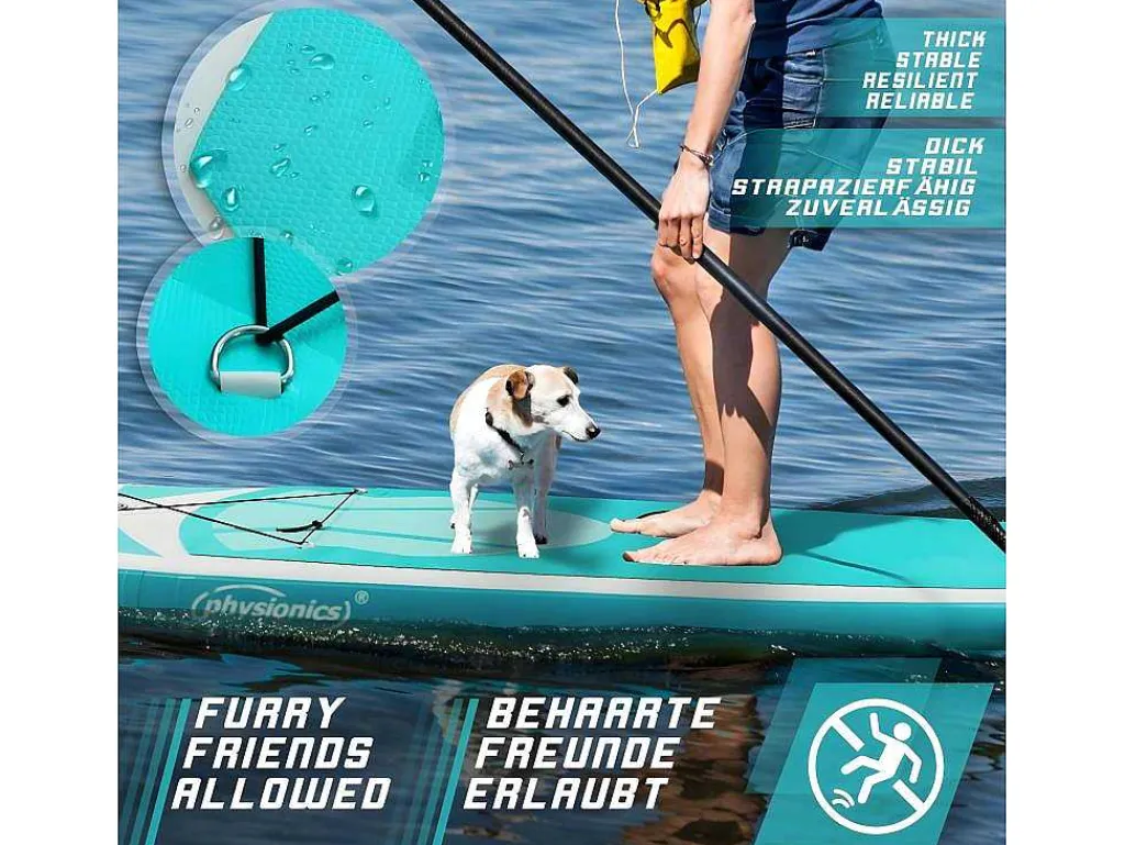 Sup Board Nymphe 366 Cm - Mintgroen - Incl. Accessoires-Vente-unique Clearance