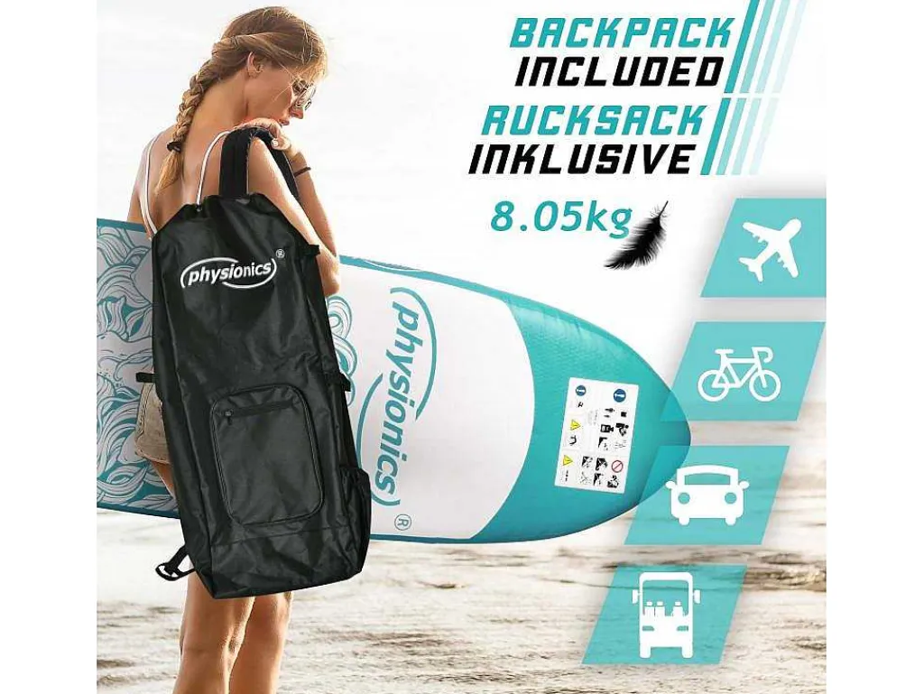 Sup Board Nymphe 320 Cm - Mintgroen - Incl. Accessoires-Vente-unique Discount