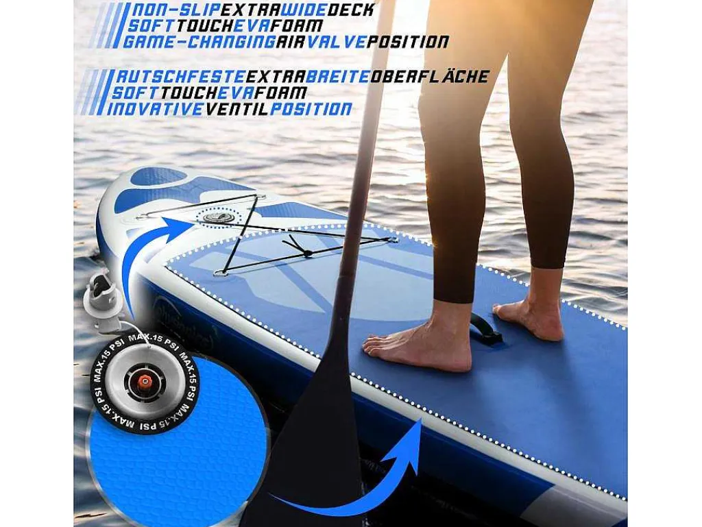 Sup Board Poseidon 305 Cm - Blauw - Incl. Accessoires-Vente-unique Discount