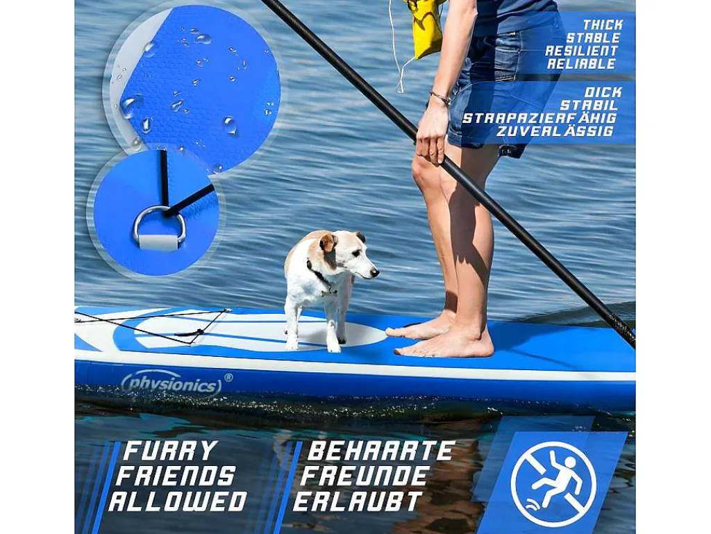 Sup Board Poseidon 305 Cm - Blauw - Incl. Accessoires-Vente-unique Discount