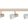 Svantje Plafondlamp, Eik, Chroom, Wit, 50X15X15 Cm,-EPIKASA Discount