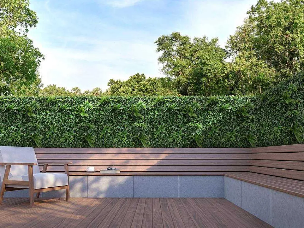 Synthetische Groene Begroeide Muur - Pakket Van 1M - Delvin-Vente-unique