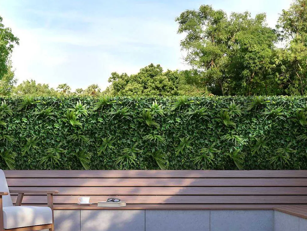 Synthetische Groene Begroeide Muur - Pakket Van 1M - Delvin-Vente-unique