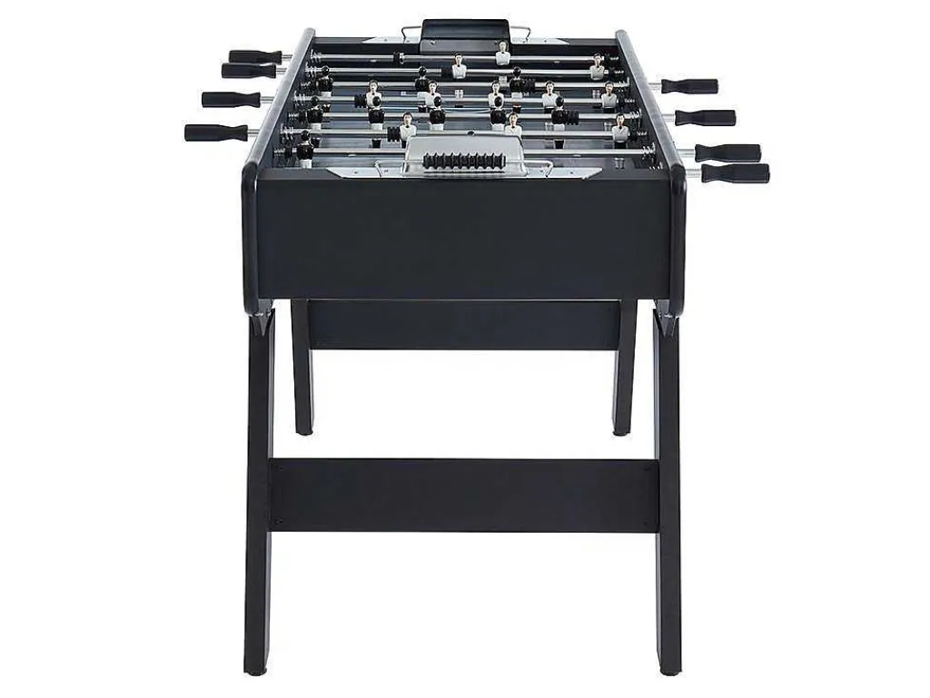 Tafelvoetbal Lionel Van Mdf - L153 X B77,6 X H96 Cm - Zwart-Vente-unique Online