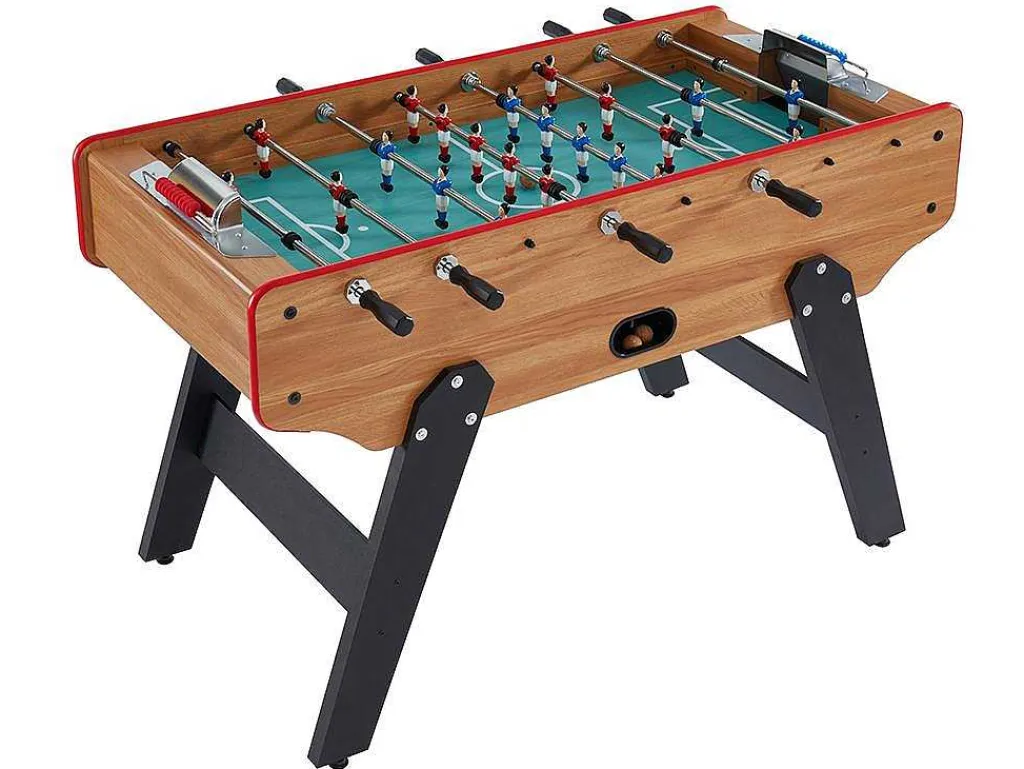 Tafelvoetbal Paulo Van Mdf - L153 X B77,6 X H96 Cm - Eiken-Vente-unique Outlet