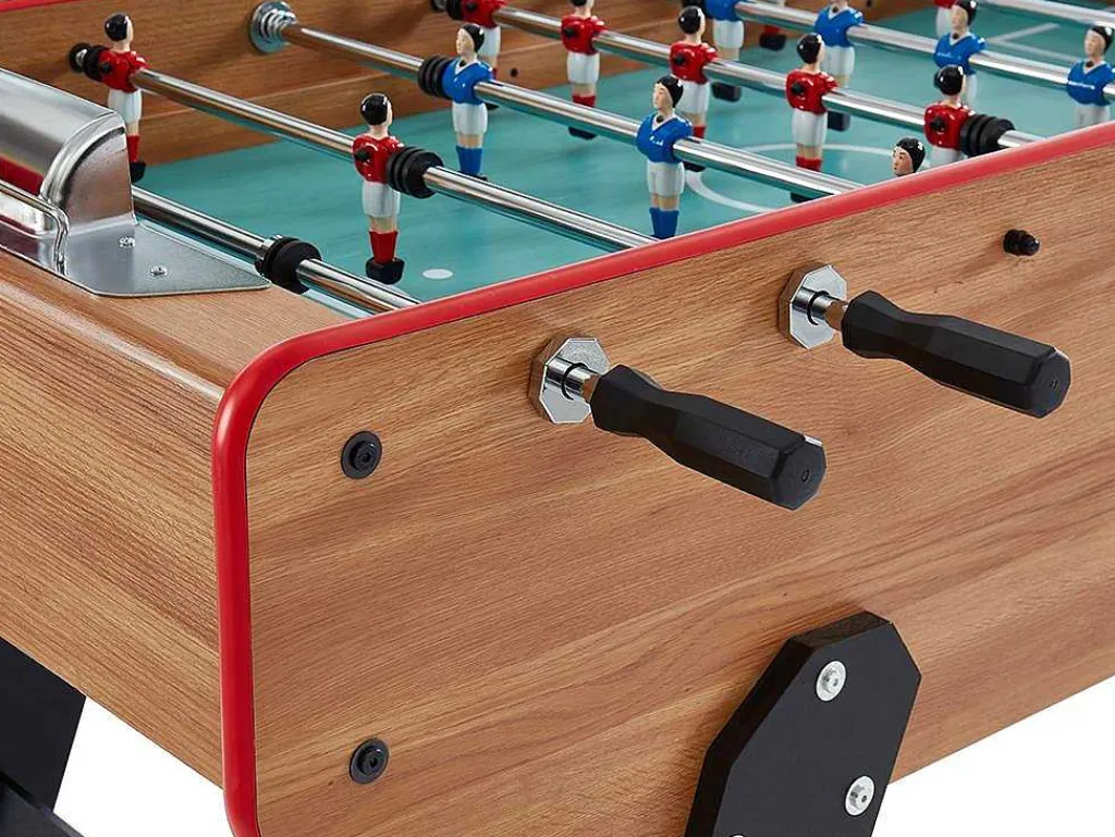 Tafelvoetbal Paulo Van Mdf - L153 X B77,6 X H96 Cm - Eiken-Vente-unique Outlet