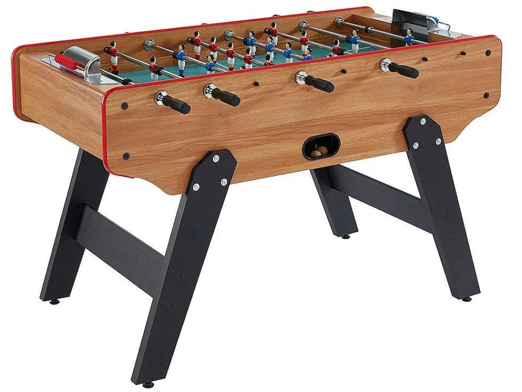 Tafelvoetbal Paulo Van Mdf - L153 X B77,6 X H96 Cm - Eiken-Vente-unique Outlet