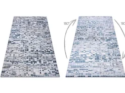 Tapijt Acryl Dizayn 124 Blauw 160X230 Cm-RugsX Discount