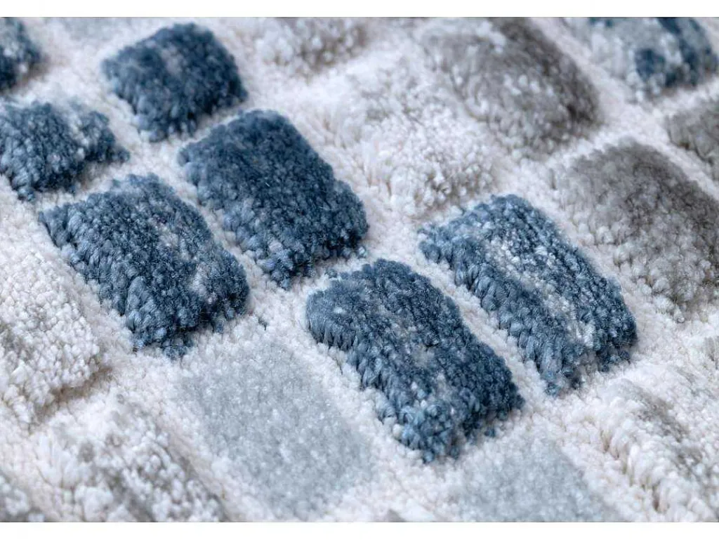 Tapijt Acryl Dizayn 124 Blauw 160X230 Cm-RugsX Discount