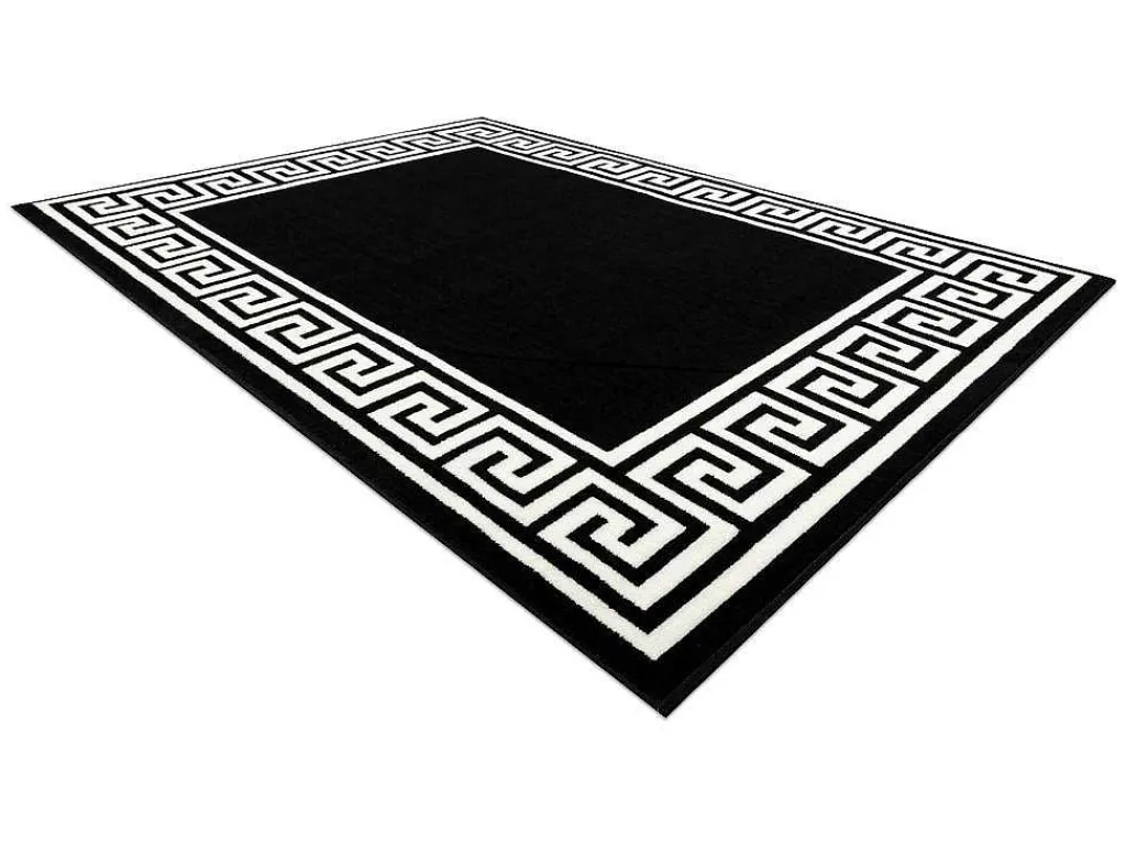 Tapijt Bcf Morad Grek Grieks - Zwart 140X200 Cm-RugsX New