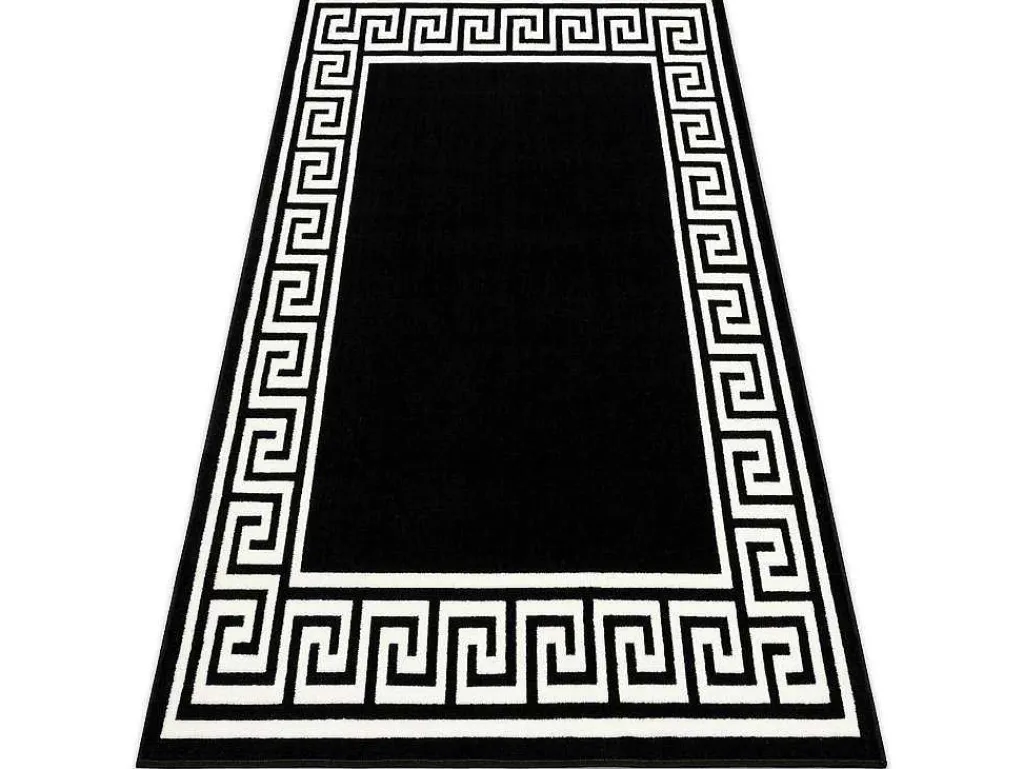 Tapijt Bcf Morad Grek Grieks - Zwart 140X200 Cm-RugsX New