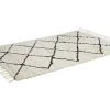 Tapijt Berberstijl Marcus - 100% Wol - 120 X 170 Cm - Beige En Zwart-OZAIA Discount