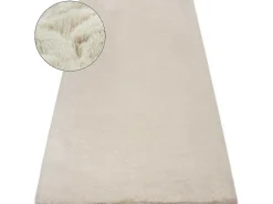 Tapijt Bunny Beige Imitatie Konijnenvacht 140X190 Cm-RugsX Sale