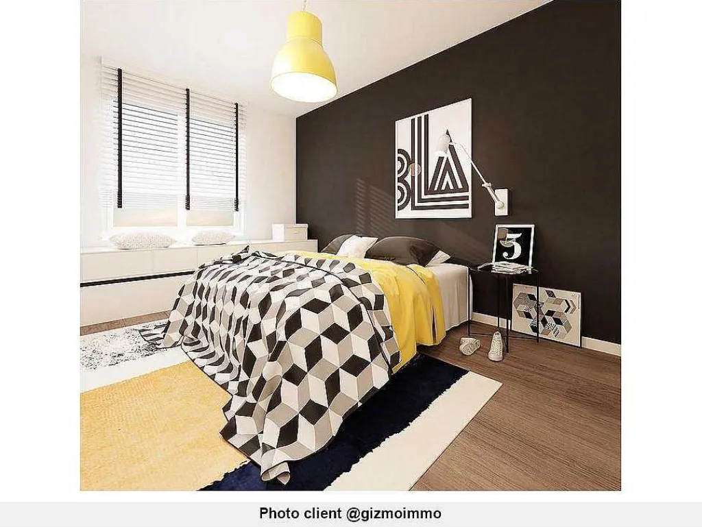 Tapijt Camden - Polyester - 160 X 230 Cm - Mosterdkleur, Marineblauw, Grijs-OZAIA