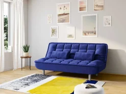 Tapijt Camden - Polyester - 120 X 170 Cm - Mosterdkleur, Marineblauw, Grijs-OZAIA Best