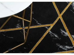 Tapijt Emerald Exclusief 2000 Glamour, Stijlvol Geometrisch, Marmer Zw 120X170 Cm-RugsX Hot