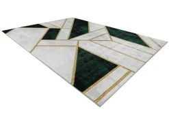 Tapijt Emerald Exclusief 1015 Glamour, Stijlvol Marmer, Geometrisch Fl 120X170 Cm-RugsX Outlet