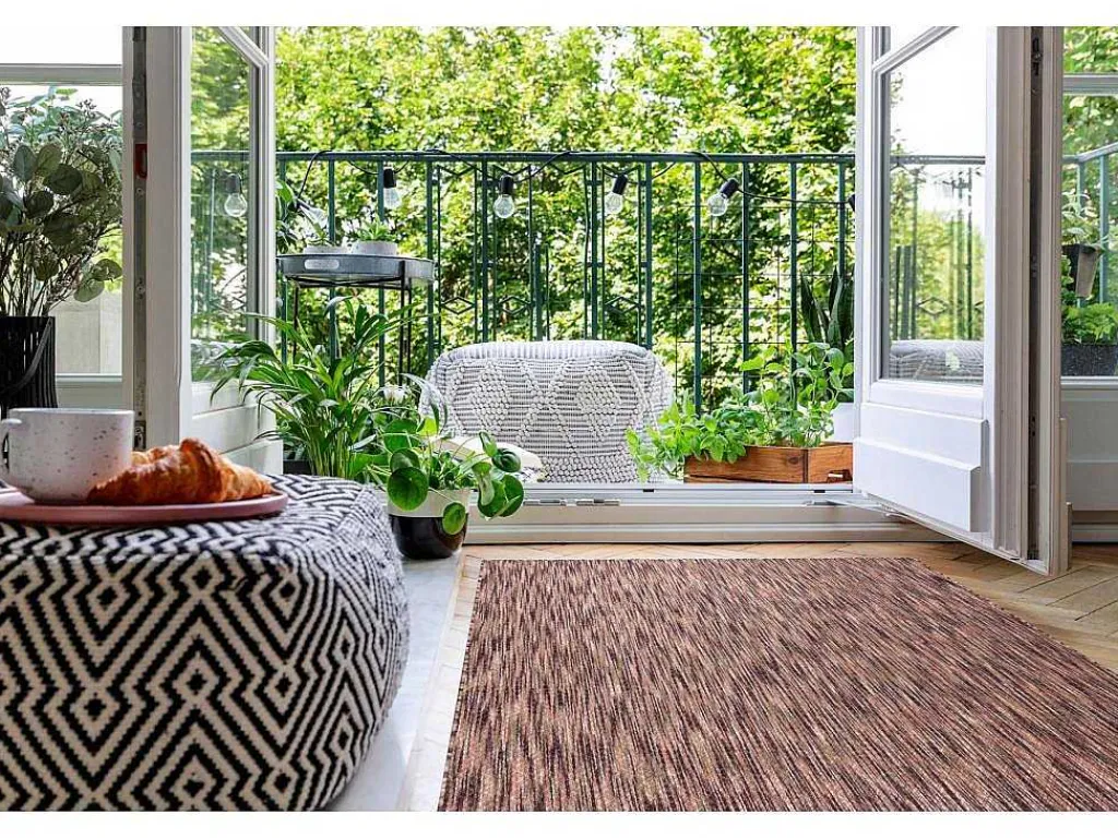 Tapijt Fisy Modern, Sisal 20975A Paars / Rozekleuring 200X290 Cm-RugsX Online