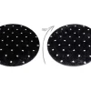 Tapijt Fluffy 2370 Cirkel, Shaggy Stippen Antraciet / Wit Cercle 160 Cm-RugsX