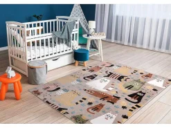 Tapijt Fun Kittens Voor Kinderen, Katten Beige 200X290 Cm-RugsX Discount