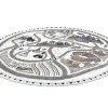 Tapijt Fun Land Voor Kinderen, Dorp, Straten, Wiel - Creme Cercle 140 Cm-RugsX Online