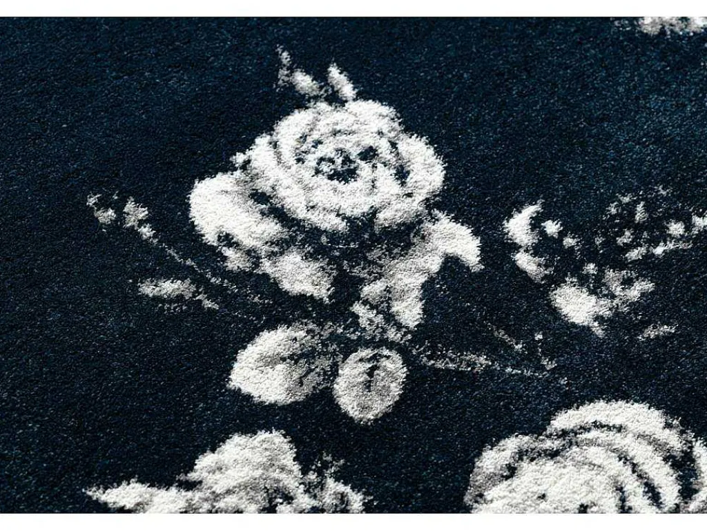 Tapijt Gnab 60642734 Bloemen , Rozekleuringe Blauw / Wit 140X200 Cm-RugsX Clearance