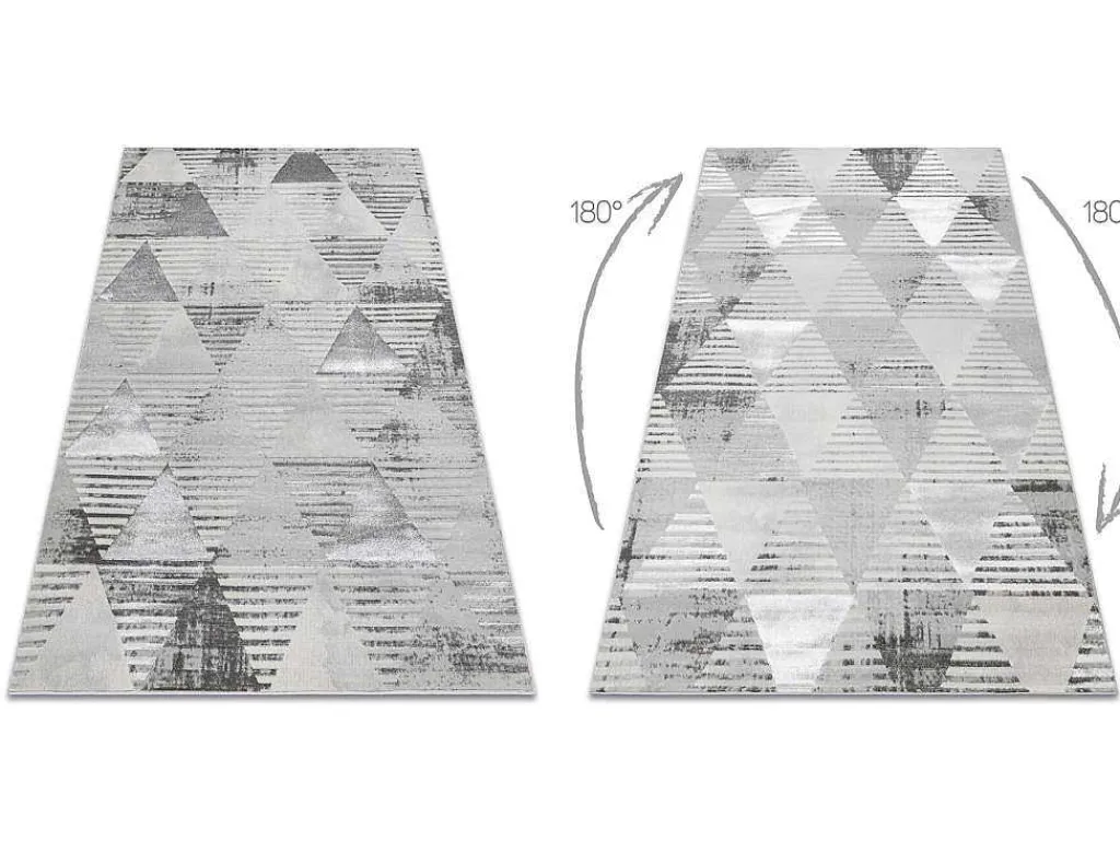 Tapijt Lira E1627 Drieho Geometrisch, Structureel, Modern, Glamour - G 200X290 Cm-RugsX Clearance