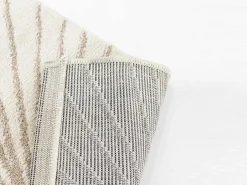 Tapijt Met Afwerking In Goudkleurig Lurex Livno - 120 X 170 Cm - Beige-OZAIA New