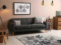 Tapijt Met Geometrisch Design Van 100% Handgeweven Wol - 160 X 230 Cm - Meerdere Kleuren - Irving-OZAIA