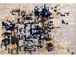 Tapijt Met Geometrisch Design Van 100% Handgeweven Wol - 160 X 230 Cm - Meerdere Kleuren - Irving-OZAIA