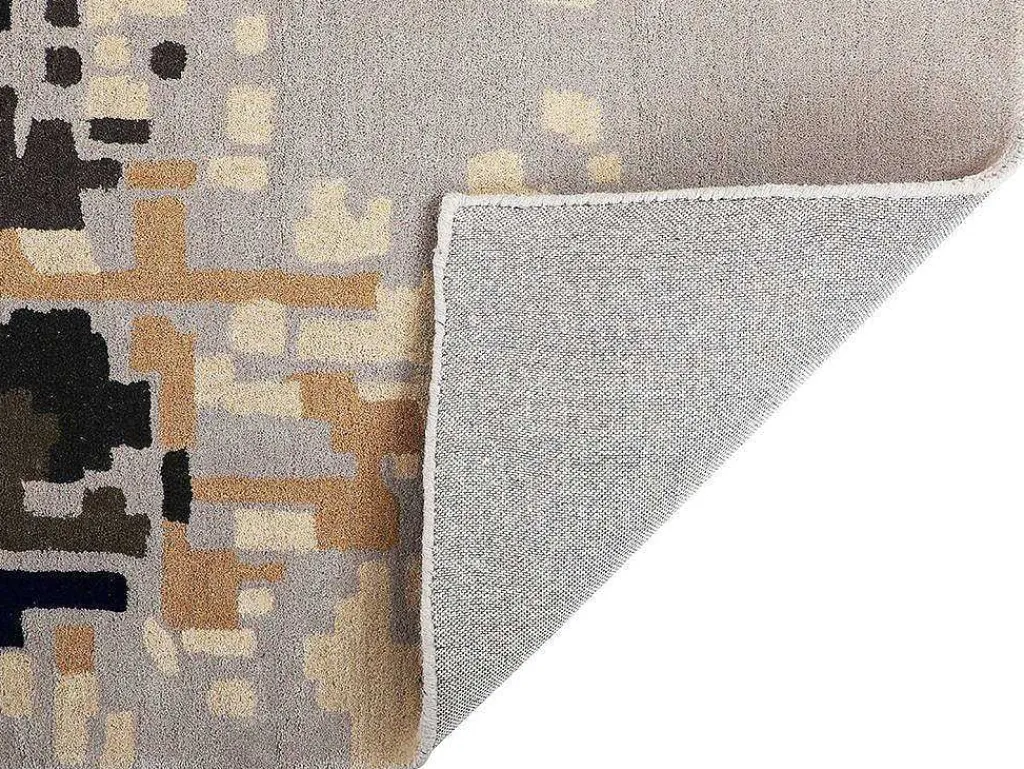 Tapijt Met Geometrisch Design Van 100% Handgeweven Wol - 160 X 230 Cm - Meerdere Kleuren - Irving-OZAIA