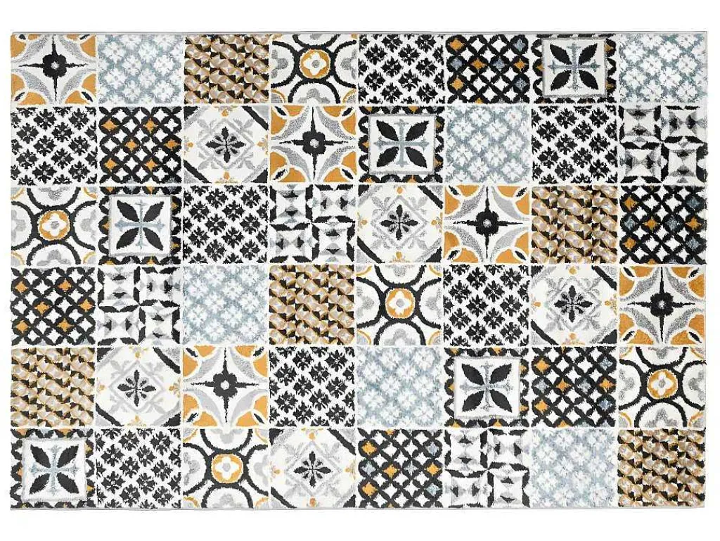 Tapijt Met Vloertegeleffect Ornico - 120 X 170 Cm - Meerkleurig-OZAIA Clearance