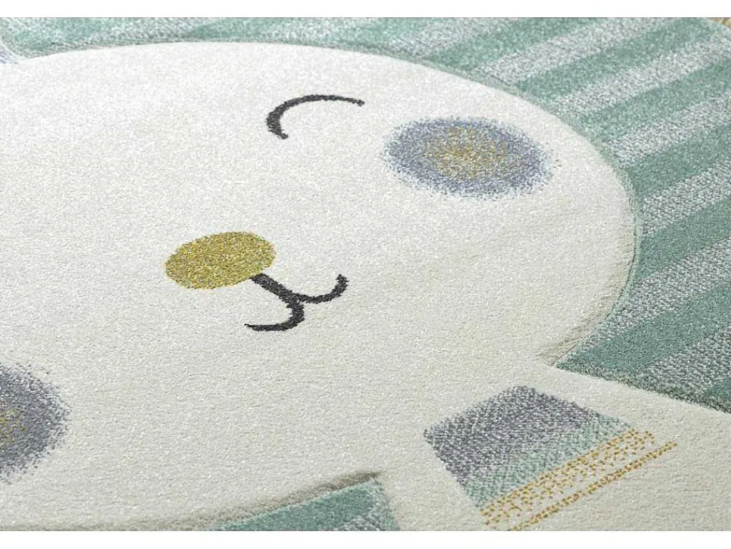 Tapijt Petit Rabbit Konijn , Konijntje Groen 140X190 Cm-RugsX New