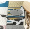 Tapijt Petit Zoo Dieren , Dierentuincreme / Grijskleuring 240X330 Cm-RugsX Outlet