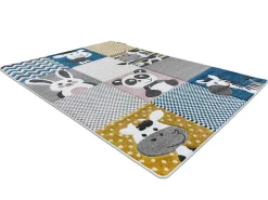 Tapijt Petit Zoo Dieren , Dierentuincreme / Grijskleuring 240X330 Cm-RugsX Outlet