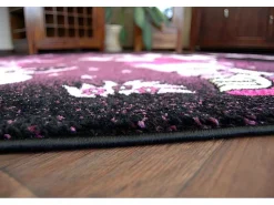 Tapijt Pilly 7818 Dora - Paars/Zwart 160X220 Cm-RugsX
