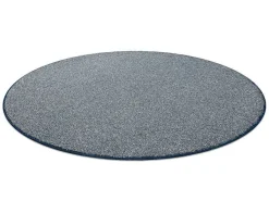 Tapijt Rond Excellence Blauw 897, Glad, Melange Cercle 200 Cm-RugsX Discount