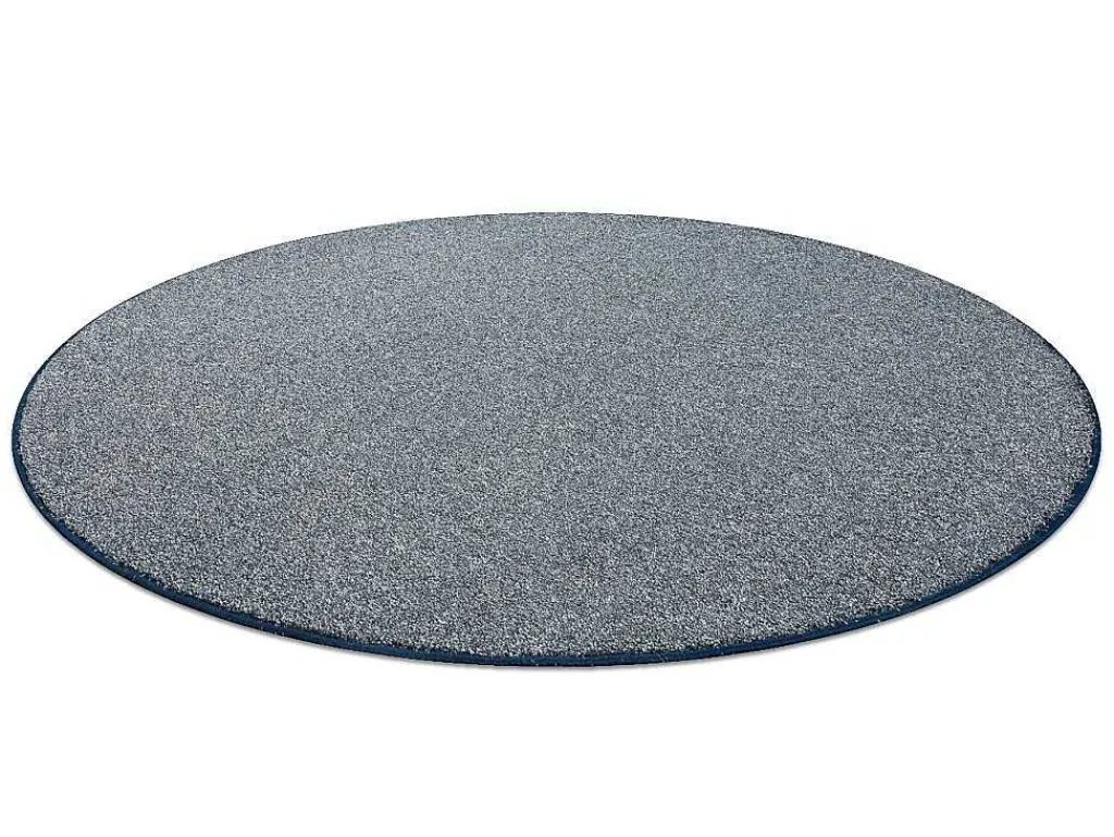 Tapijt Rond Excellence Blauw 897, Glad, Melange Cercle 200 Cm-RugsX Discount