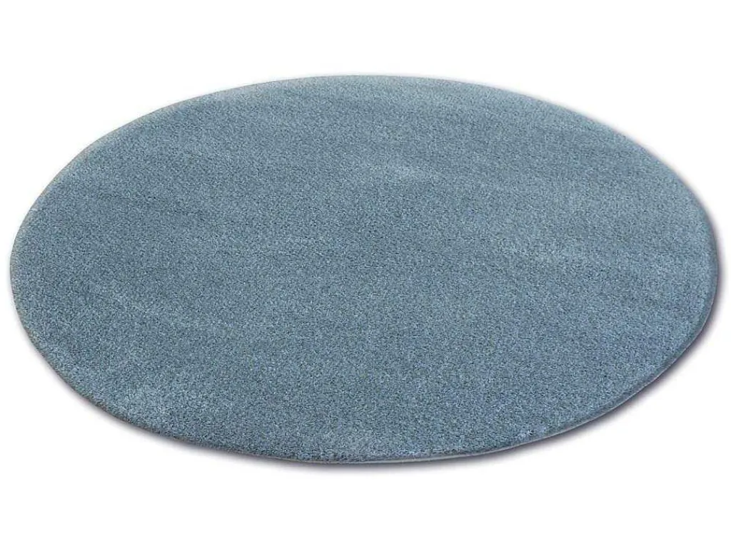 Tapijt Rond Shaggy Micro Grijskleuring Cercle 100 Cm-RugsX Sale