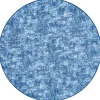 Tapijt Rond Solid Blauw 70 Beton Cercle 150 Cm-RugsX Best