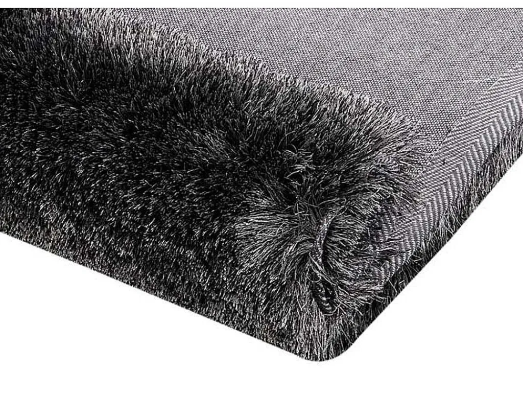 Tapijt Shaggy Dolce Antraciet - Polyester - 120 X 170 Cm-OZAIA Sale
