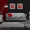Tapijt Shaggy Glitter 160 X 230 Cm - Zilverkleurig-OZAIA Hot
