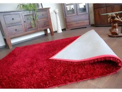 Tapijt Shaggy Lilou Rood 160X230 Cm-RugsX Clearance