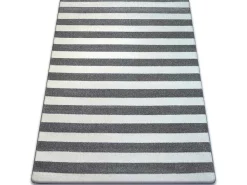 Tapijt Sketch - F758 Grijs /Wit - Strepen 200X290 Cm-RugsX Clearance