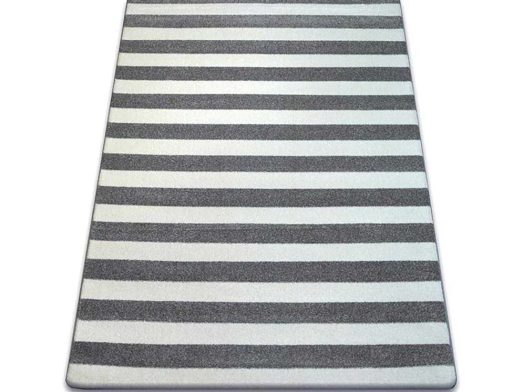 Tapijt Sketch - F758 Grijs /Wit - Strepen 200X290 Cm-RugsX Clearance