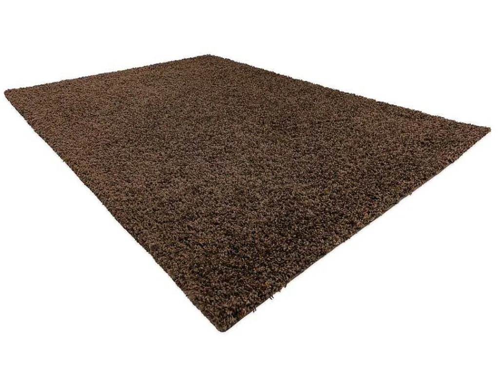 Tapijt Soffi Shaggy 5Cm Bruin 160X220 Cm-RugsX Sale
