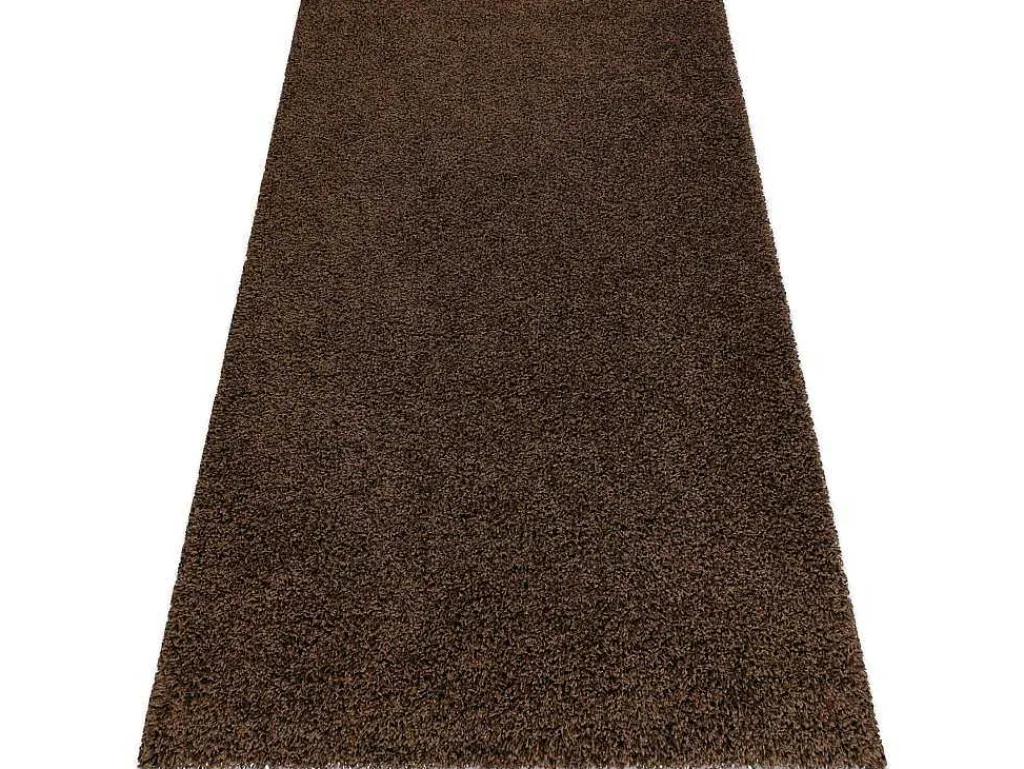 Tapijt Soffi Shaggy 5Cm Bruin 160X220 Cm-RugsX Sale