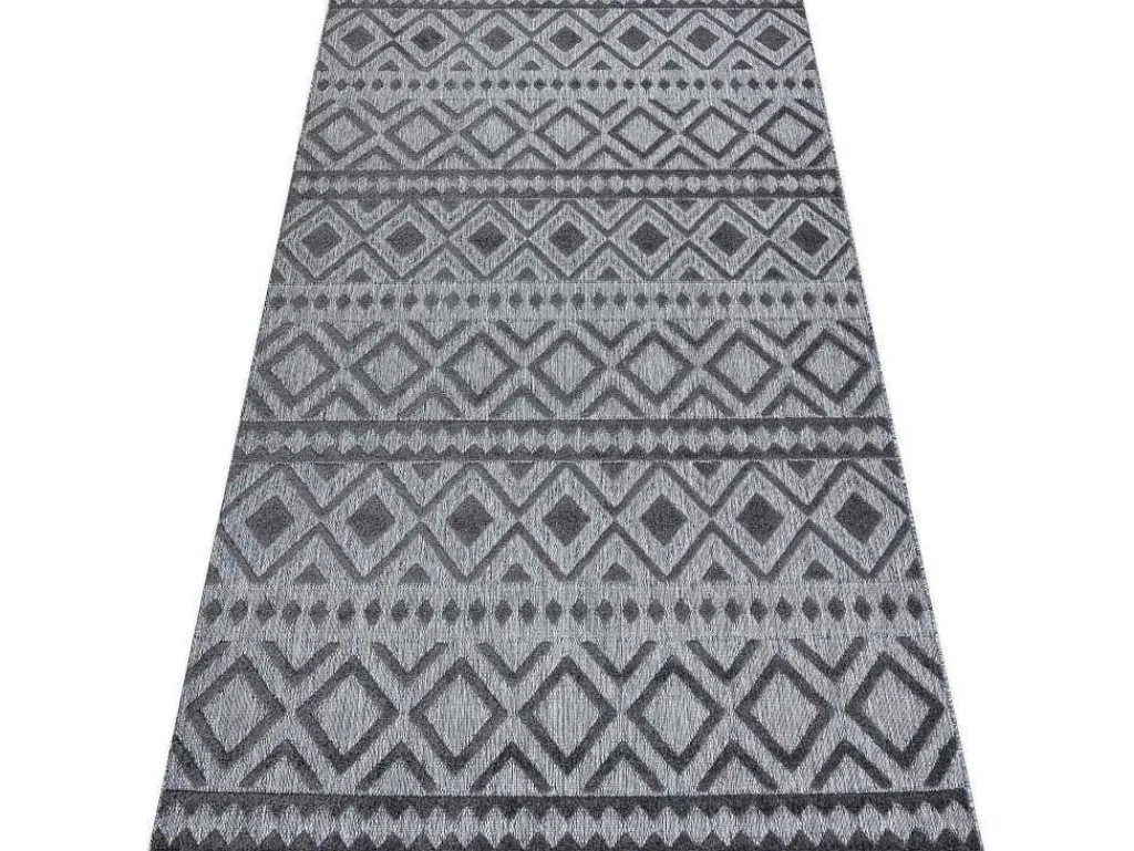 Tapijt Structureel Sole D3852 Boho, Diamanten Plat Geweven, Twee Poolh 200X290 Cm-RugsX Hot