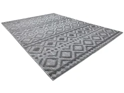 Tapijt Structureel Sole D3852 Boho, Diamanten Plat Geweven, Twee Poolh 200X290 Cm-RugsX Hot